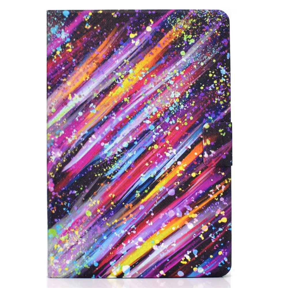 For Lenovo Tab M10 Plus (3rd Gen) / Xiaoxin Pad 2022 10.6 inch PU Leather Case Pattern Printing Card Holder Stand Cover - Meteor - Image 2