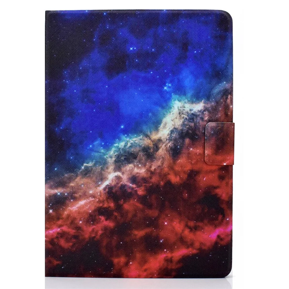 For Lenovo Tab M10 Plus (3rd Gen) / Xiaoxin Pad 2022 10.6 inch PU Leather Case Pattern Printing Card Holder Stand Cover - Starry Sky - Image 2