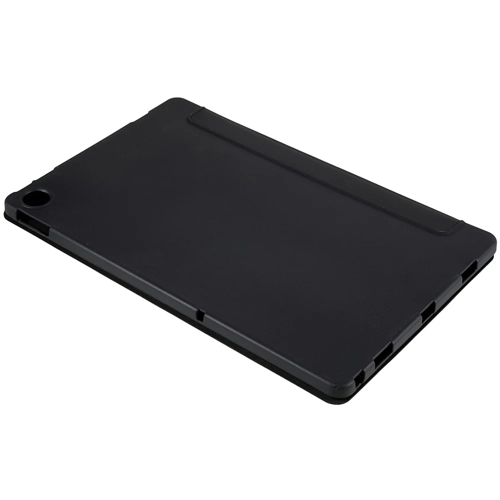 For Lenovo Tab M10 Plus (3rd Gen) / Xiaoxin Pad 2022 10.6 inch Three-fold Stand PU Leather Cover Full Protection Soft Silicone Tablet Case - Black - Image 7