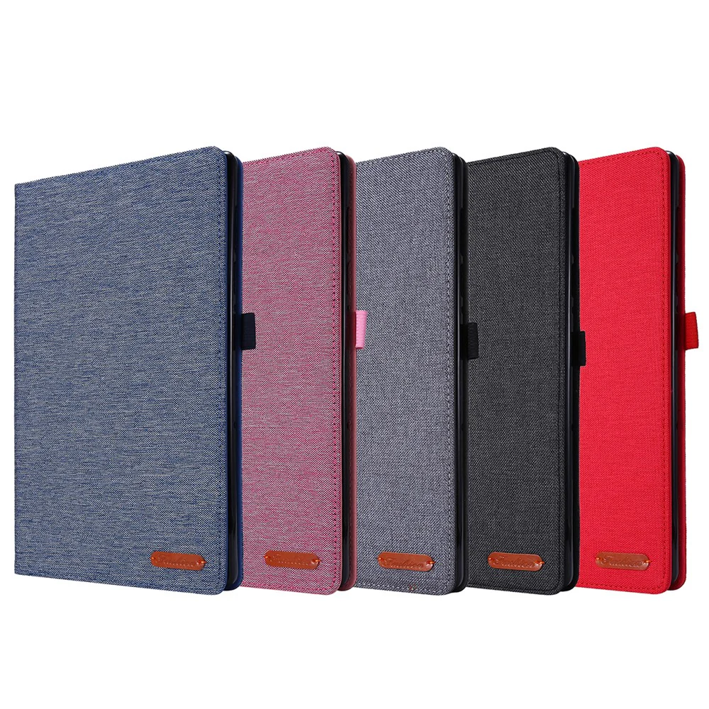 For Lenovo Tab M10 Plus Leather Case Scratch Resistant Flip Tablet Cover with Stand Card Slots - Black - Image 6