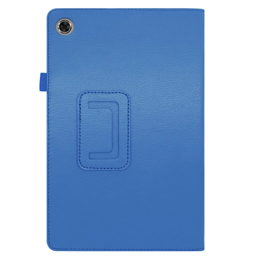 For Lenovo Tab M10 Plus TB-X606F PU Leather Case Shockproof Flip Tablet Cover with Stand Elastic Pencil Holder - Baby Blue - Image 6
