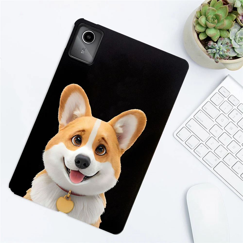 For Lenovo Tab M11 Case Pattern Printing Slim TPU Tablet Protective Cover - Corgi - Image 5