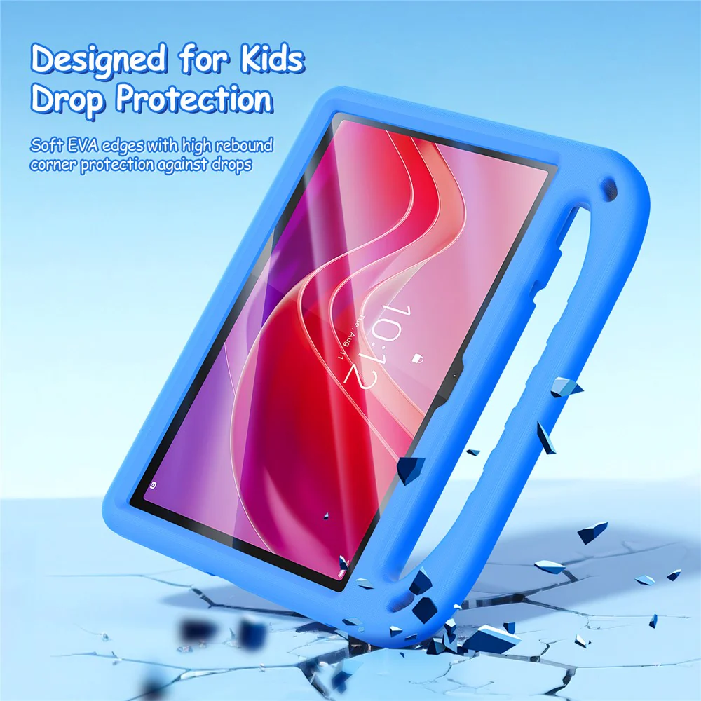For Lenovo Tab M11 Tablet Case with Kickstand DUX DUCIS Puff Series EVA Kids Shockproof Cover - Blue - Image 5