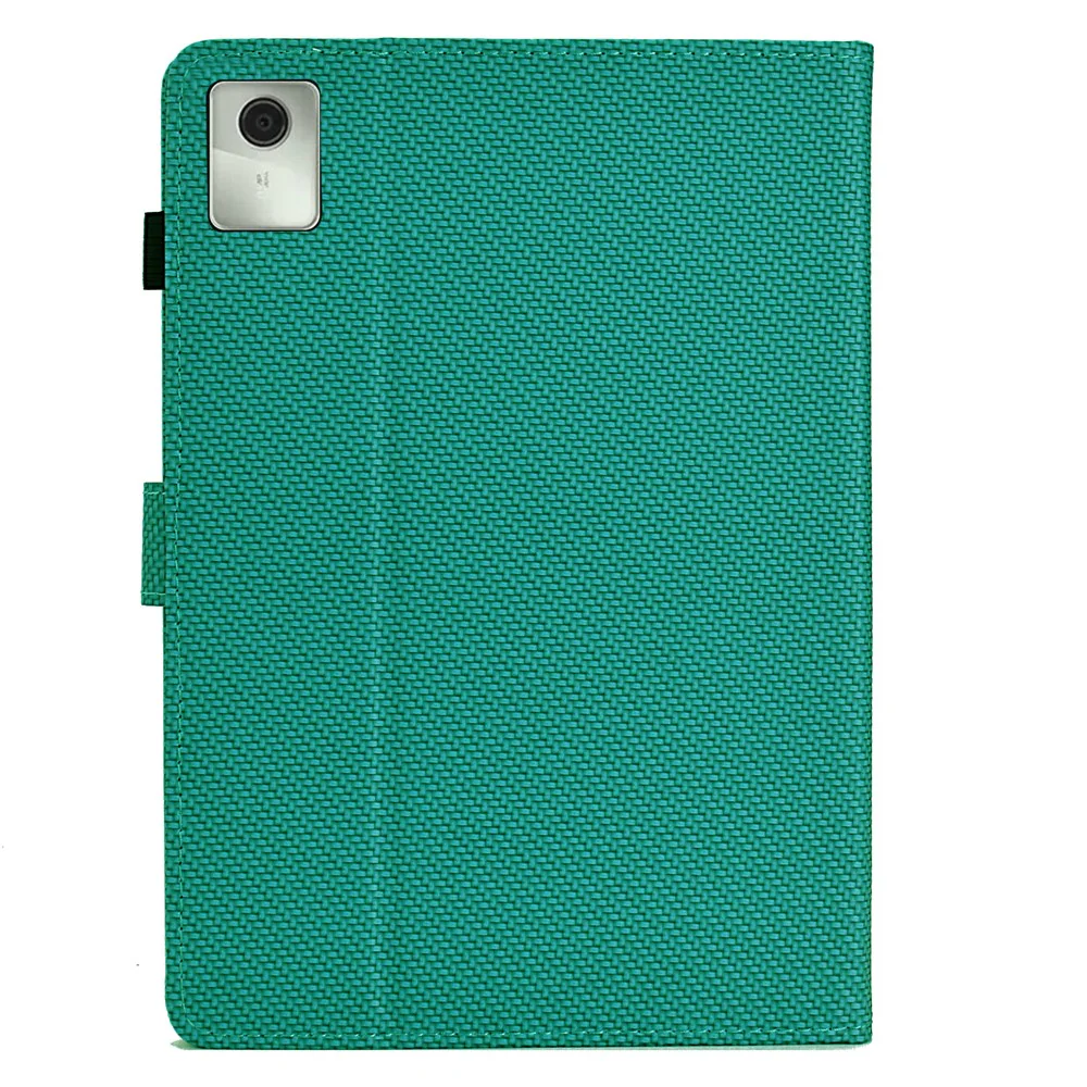 For Lenovo Tab M11 / Xiaoxin Pad 11 2024 Case Carbon Fiber Texture Leather Tablet Cover - Baby Blue - Image 7
