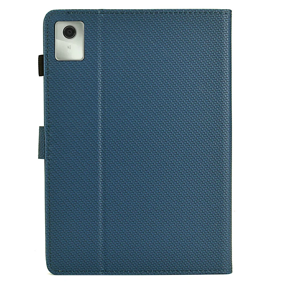 For Lenovo Tab M11 / Xiaoxin Pad 11 2024 Case Carbon Fiber Texture Leather Tablet Cover - Sapphire - Image 7