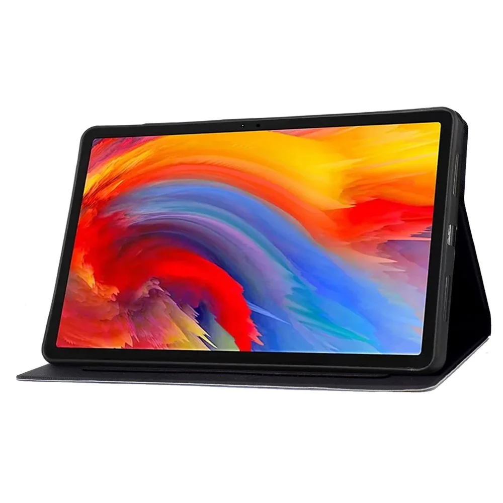 For Lenovo Tab M11 / Xiaoxin Pad 11 2024 Case Card Holder Pattern Leather Tablet Cover - Lion and Leopard - Image 3