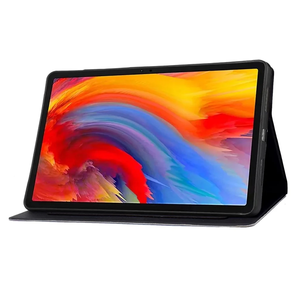 For Lenovo Tab M11 / Xiaoxin Pad 11 2024 Case Card Holder Pattern Leather Tablet Cover - Tower - Image 3