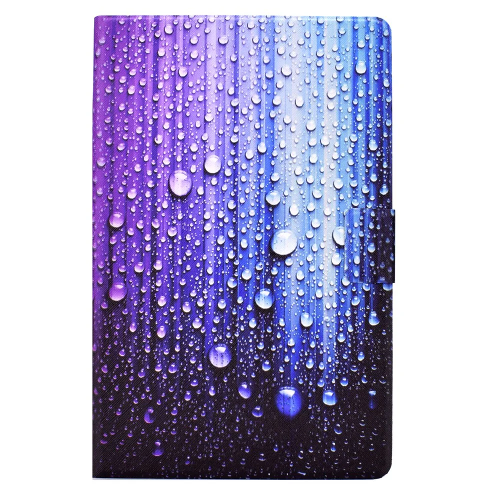 For Lenovo Tab M11 / Xiaoxin Pad 11 2024 Case Card Holder Pattern Leather Tablet Cover - Waterdrop - Image 8