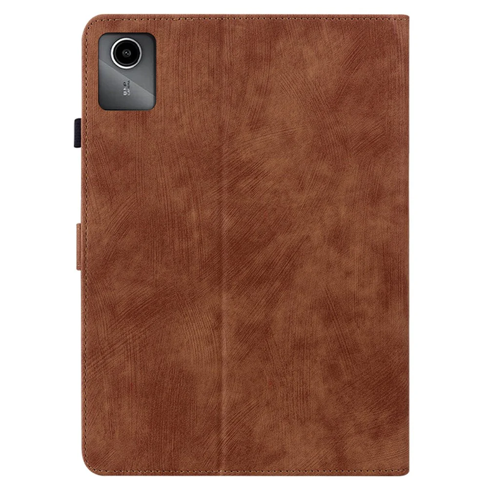 For Lenovo Tab M11 / Xiaoxin Pad 11 2024 Case Card Slots Leather Tablet Cover - Brown - Image 7