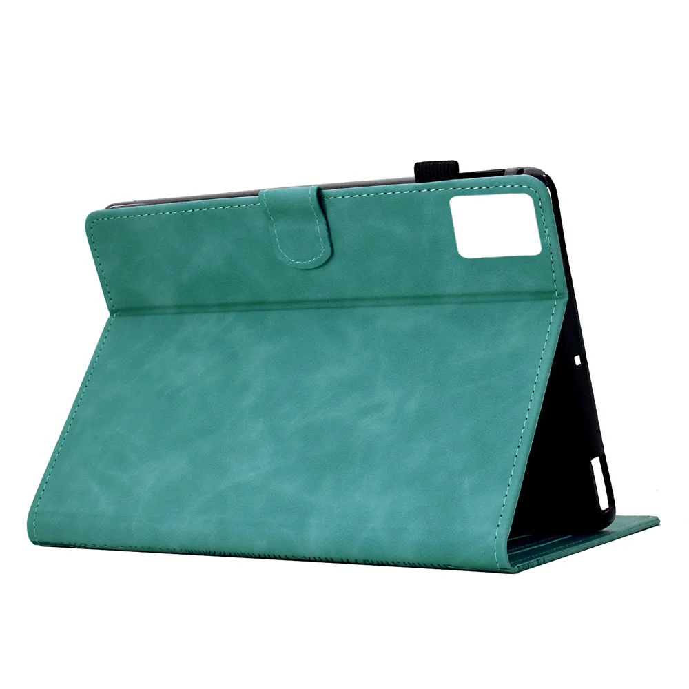 For Lenovo Tab M11 / Xiaoxin Pad 11 2024 Case Cats Imprinted PU Leather Card Slots Tablet Cover - Baby Blue - Image 4