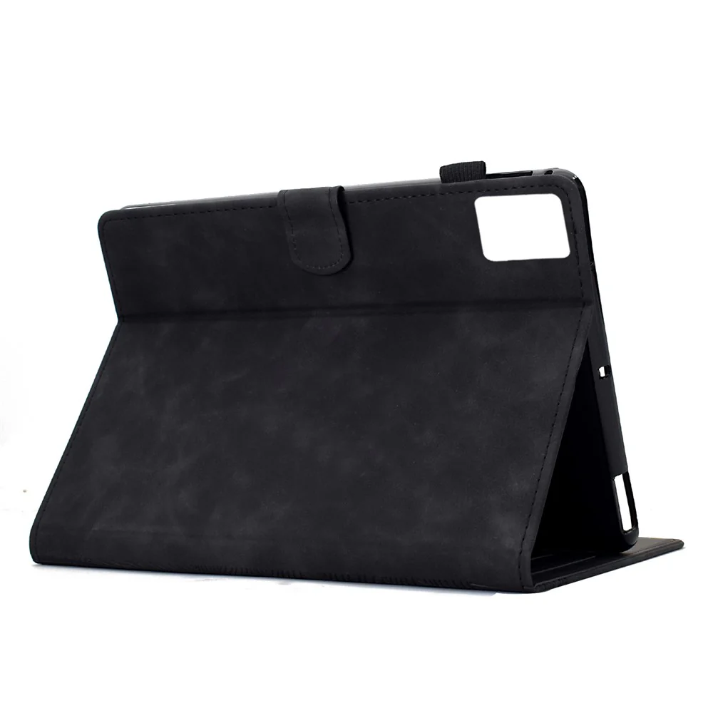 For Lenovo Tab M11 / Xiaoxin Pad 11 2024 Case Cats Imprinted PU Leather Card Slots Tablet Cover - Black - Image 4