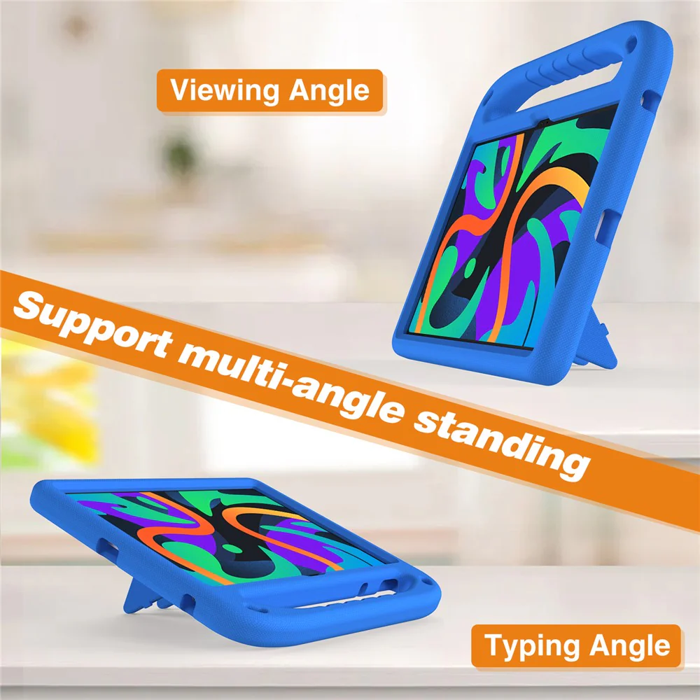 For Lenovo Tab M11 / Xiaoxin Pad 11 2024 Case EVA Handle Kickstand Tablet Cover - Blue - Image 3
