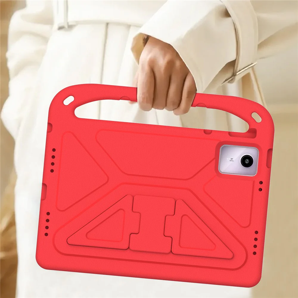 For Lenovo Tab M11 / Xiaoxin Pad 11 2024 Case EVA Handle Kickstand Tablet Cover - Red - Image 6