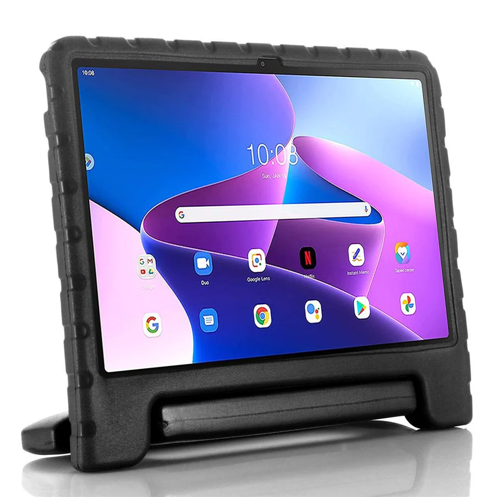 For Lenovo Tab M11 / Xiaoxin Pad 11 2024 Case Handle Kickstand EVA Tablet Cover - Black - Image 4