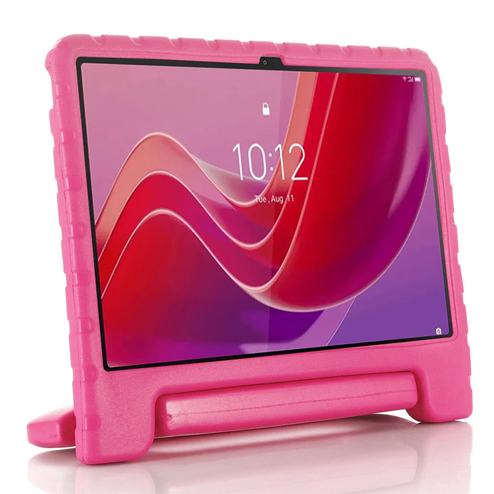 For Lenovo Tab M11 / Xiaoxin Pad 11 2024 Case Handle Kickstand EVA Tablet Cover - Rose - Image 4