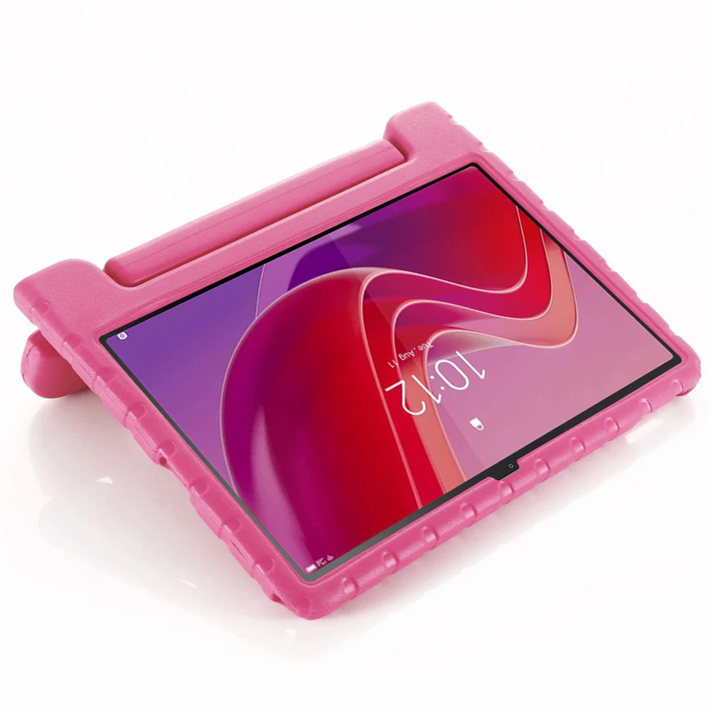 For Lenovo Tab M11 / Xiaoxin Pad 11 2024 Case Handle Kickstand EVA Tablet Cover - Rose - Image 6