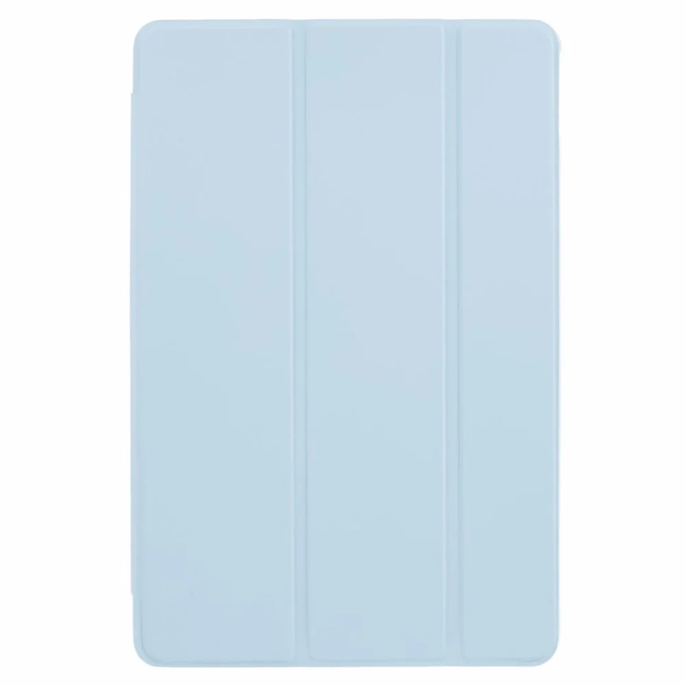 For Lenovo Tab M11 / Xiaoxin Pad 11 2024 Case Leather+Silicone Tri-fold Stand Shell Tablet Cover - Baby Blue - Image 3
