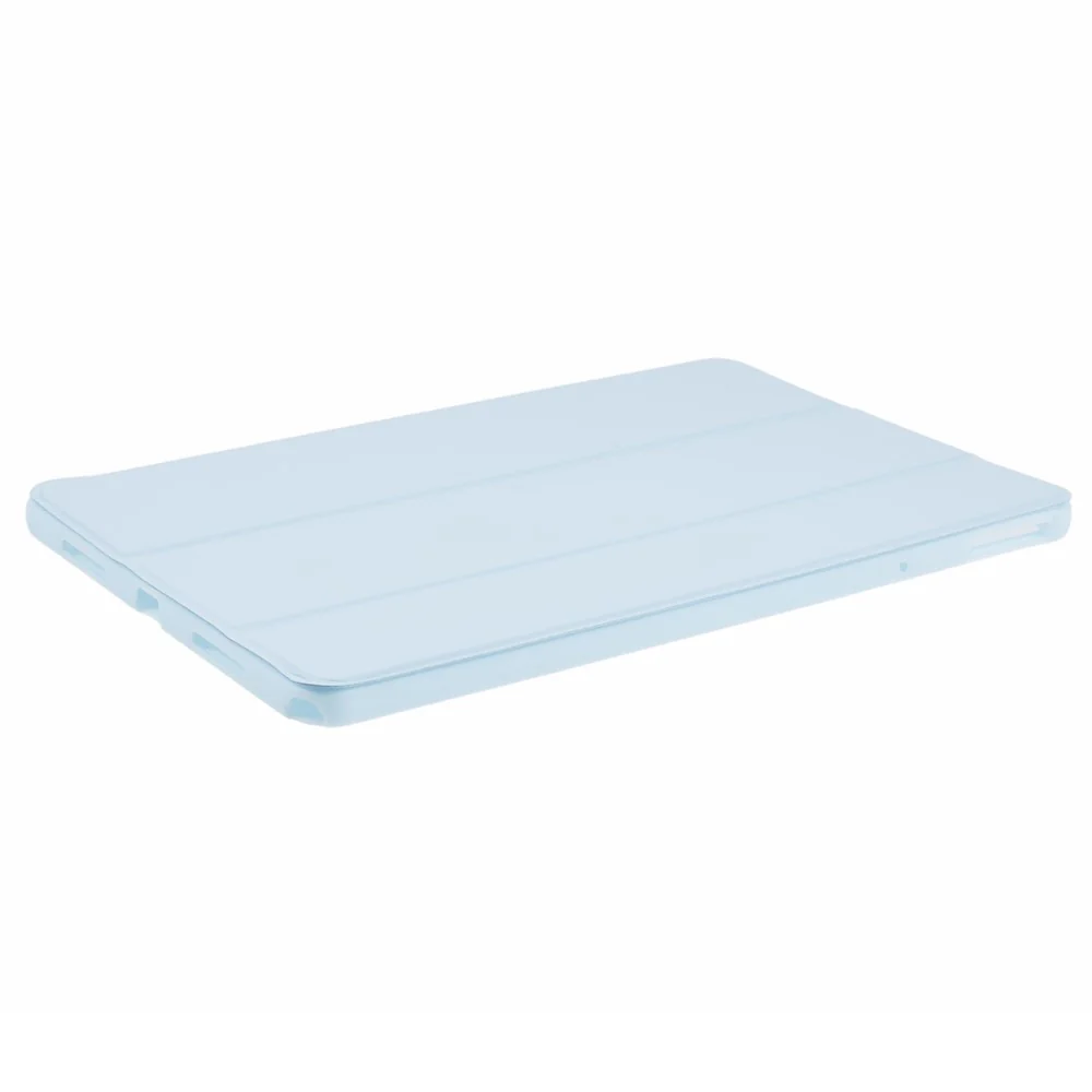 For Lenovo Tab M11 / Xiaoxin Pad 11 2024 Case Leather+Silicone Tri-fold Stand Shell Tablet Cover - Baby Blue - Image 7