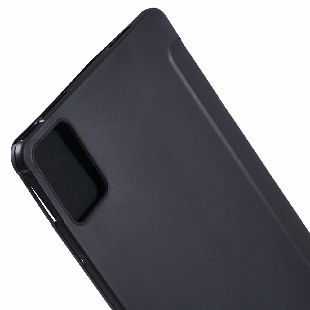 For Lenovo Tab M11 / Xiaoxin Pad 11 2024 Case Leather+Silicone Tri-fold Stand Shell Tablet Cover - Black - Image 8