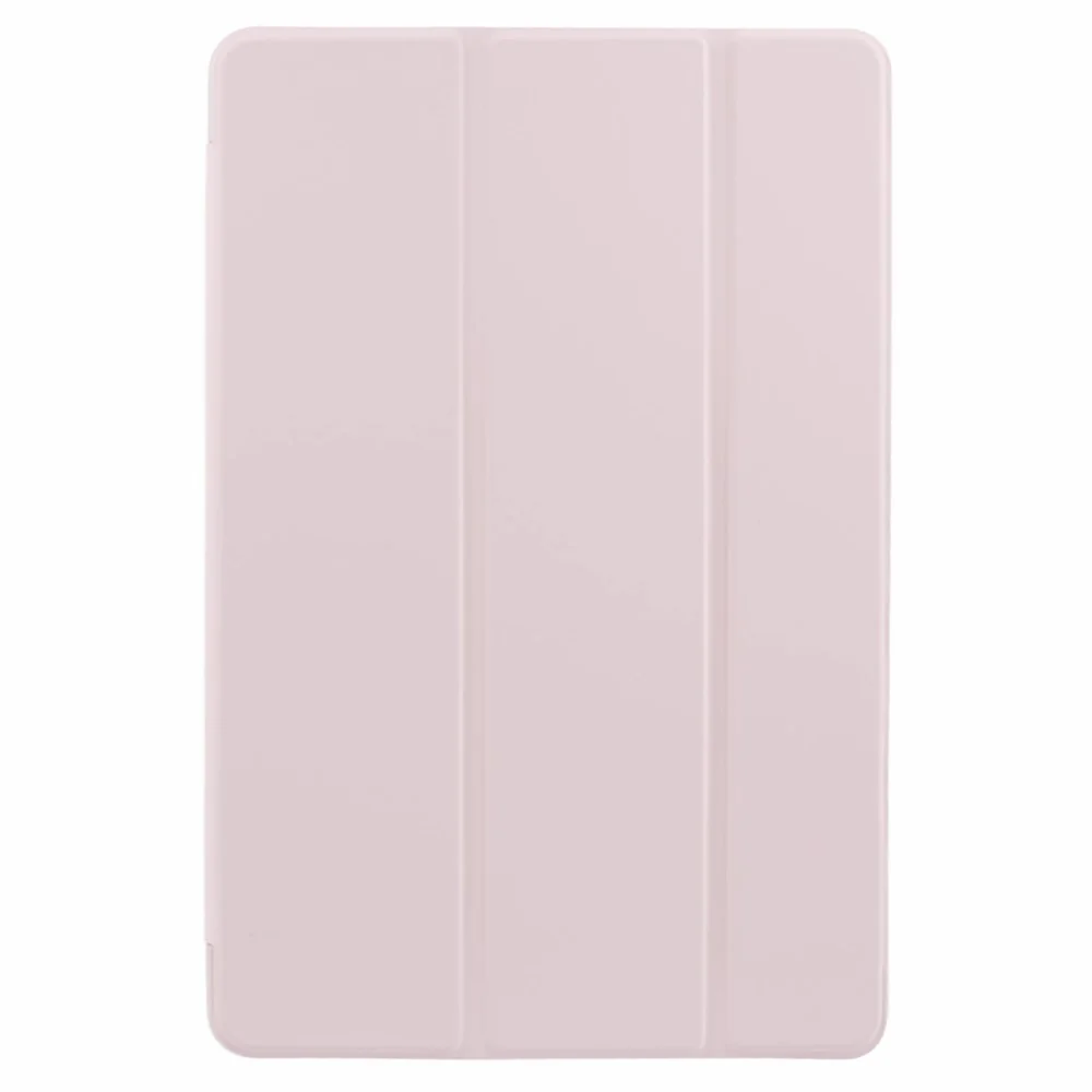 For Lenovo Tab M11 / Xiaoxin Pad 11 2024 Case Leather+Silicone Tri-fold Stand Shell Tablet Cover - Pink - Image 3