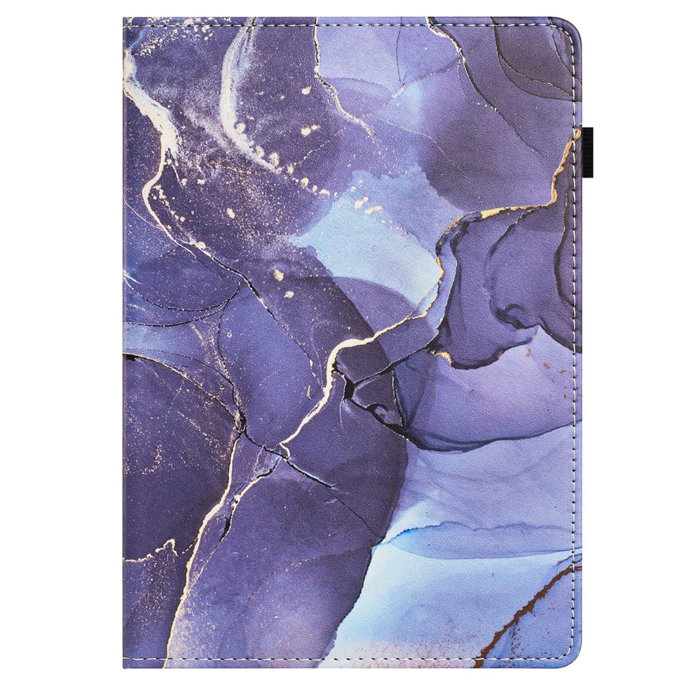 For Lenovo Tab M11 / Xiaoxin Pad 11 2024 Case Marble Leather Protective Tablet Cover Auto Wake Sleep - Grey - Image 8