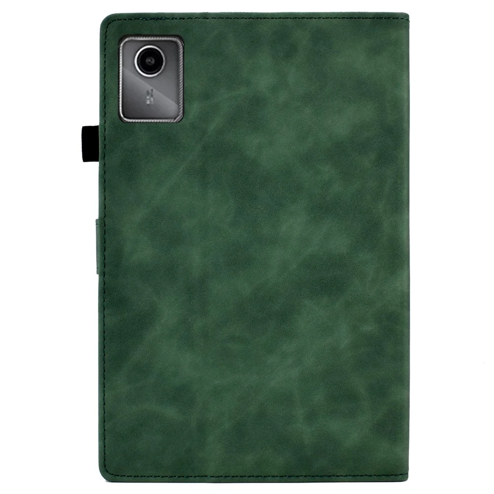 For Lenovo Tab M11 / Xiaoxin Pad 11 2024 Case Microfiber Leather Iron Tower Pattern Tablet Cover - Green - Image 7