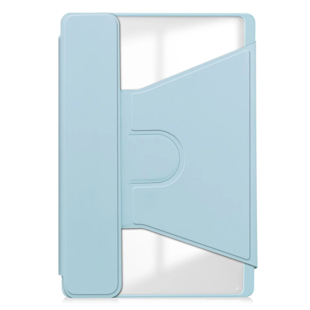 For Lenovo Tab M11 / Xiaoxin Pad 11 2024 Case PU+Acrylic Tablet Stand Cover with Bluetooth-compatible Keyboard - Sky Blue - Image 6