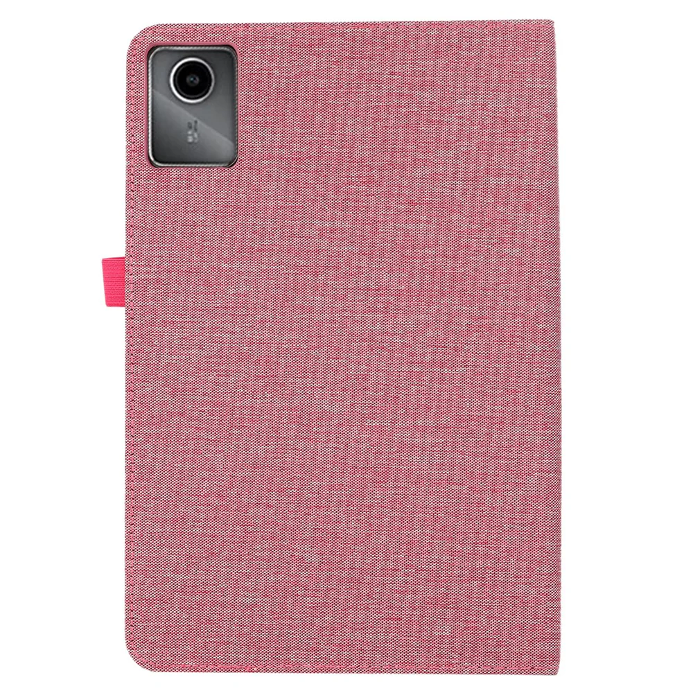For Lenovo Tab M11 / Xiaoxin Pad 11 2024 Case PU Leather Card Holder Tablet Stand Cover - Pink - Image 6