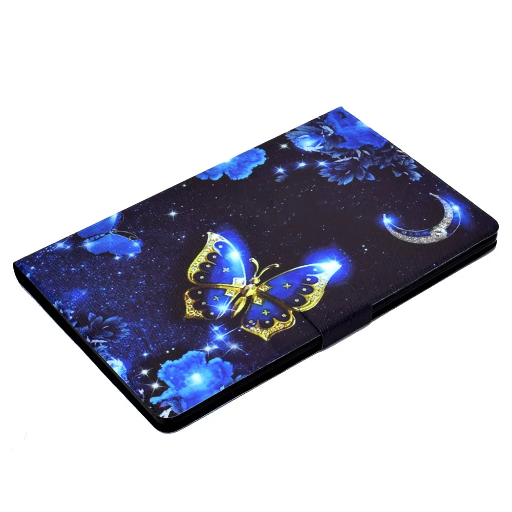 For Lenovo Tab M11 / Xiaoxin Pad 11 2024 Case Stand Pattern Printed Tablet Shell - Blue Butterfly - Image 6