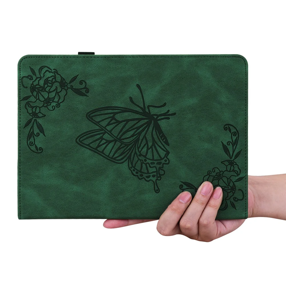 For Lenovo Tab M11 / Xiaoxin Pad 11 2024 Case Tablet Leather Cover with Card Slots - Green - Image 6