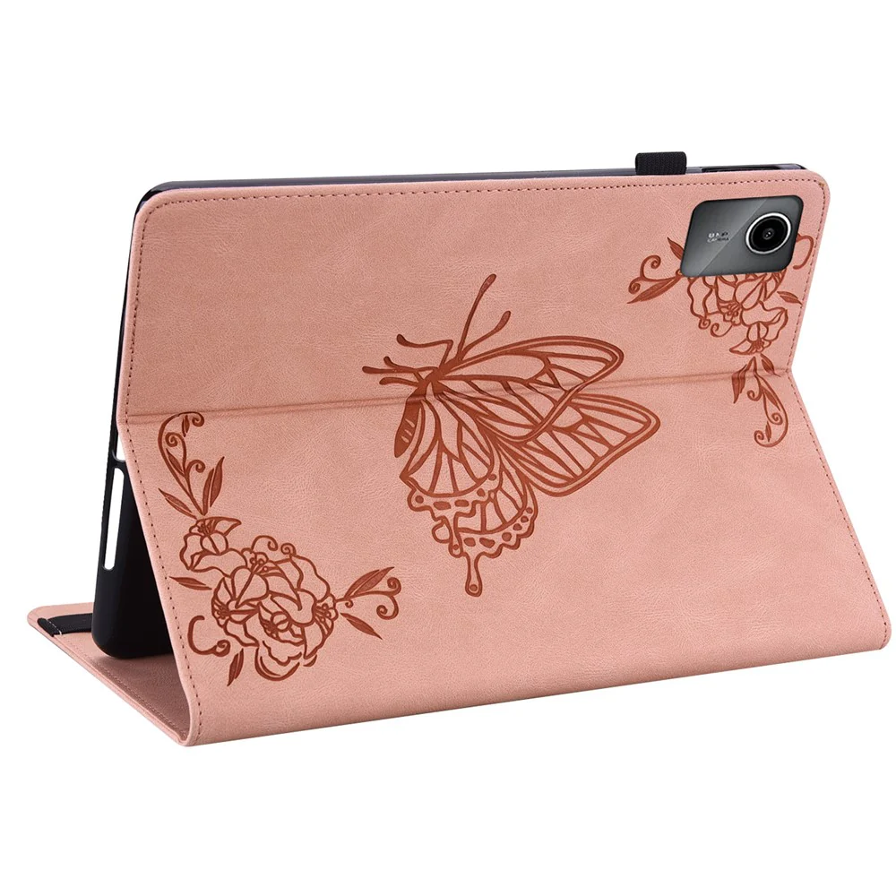 For Lenovo Tab M11 / Xiaoxin Pad 11 2024 Case Tablet Leather Cover with Card Slots - Pink - Image 4