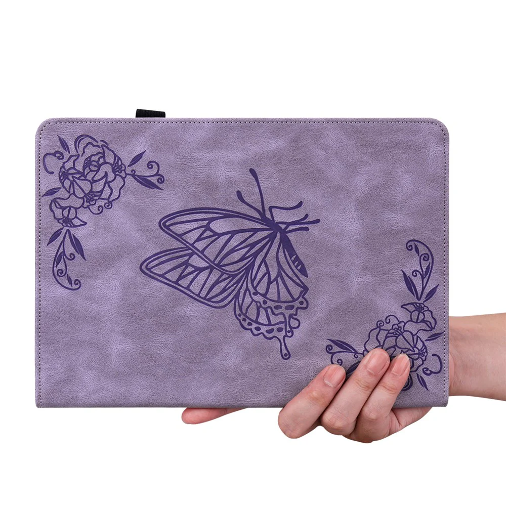 For Lenovo Tab M11 / Xiaoxin Pad 11 2024 Case Tablet Leather Cover with Card Slots - Purple - Image 6
