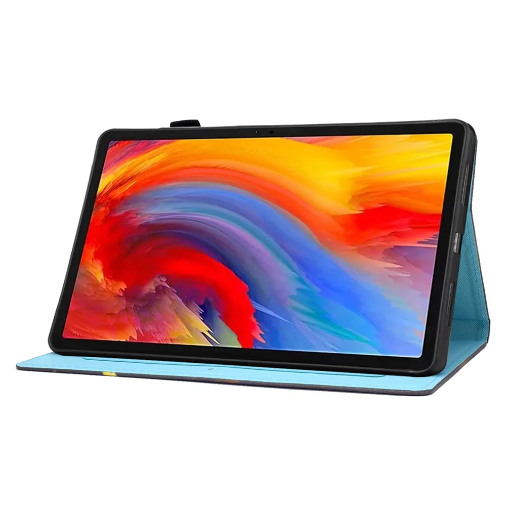 For Lenovo Tab M11 / Xiaoxin Pad 11 2024 Leather Case Pattern Printing Tablet Cover with Card Slots - Forest - Image 2