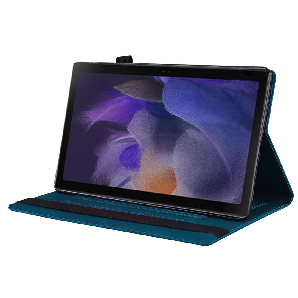 For Lenovo Tab M11 / Xiaoxin Pad 11 2024 PU Leather Cover Flip Stand Tablet Cover Shell - Blue - Image 2