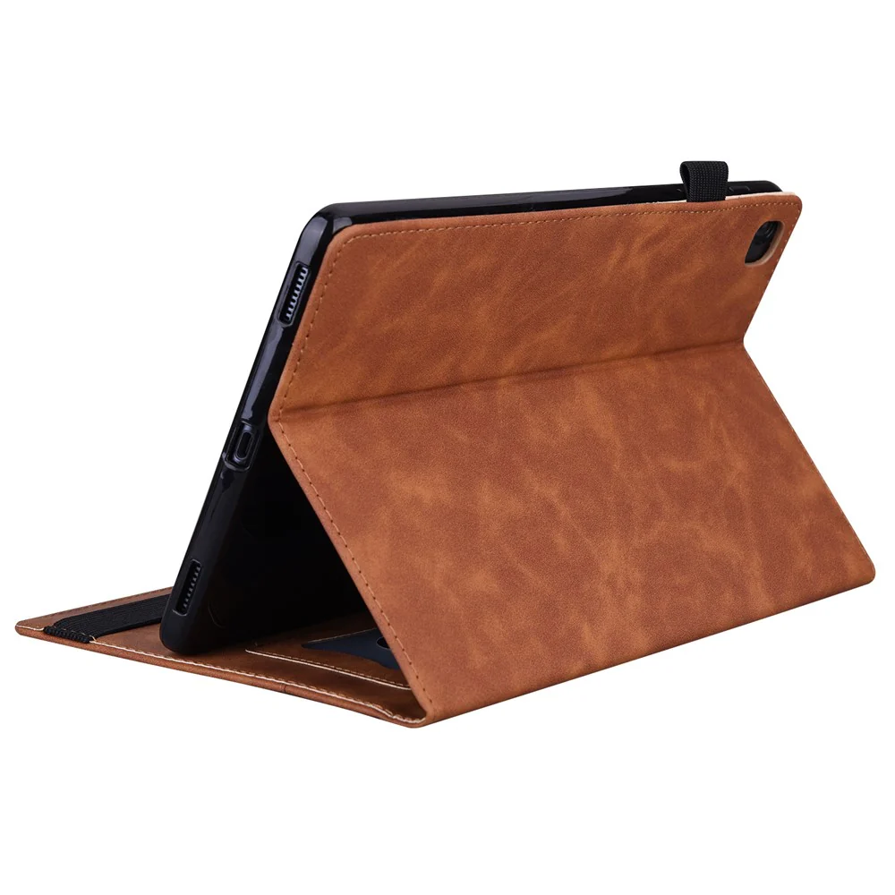 For Lenovo Tab M11 / Xiaoxin Pad 11 2024 PU Leather Cover Flip Stand Tablet Cover Shell - Brown - Image 4