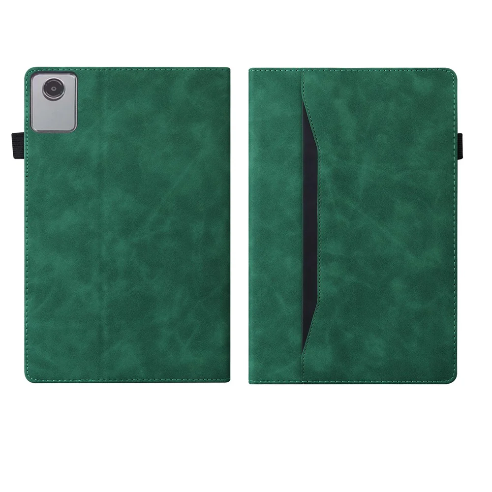 For Lenovo Tab M11 / Xiaoxin Pad 11 2024 PU Leather Cover Flip Stand Tablet Cover Shell - Green - Image 8