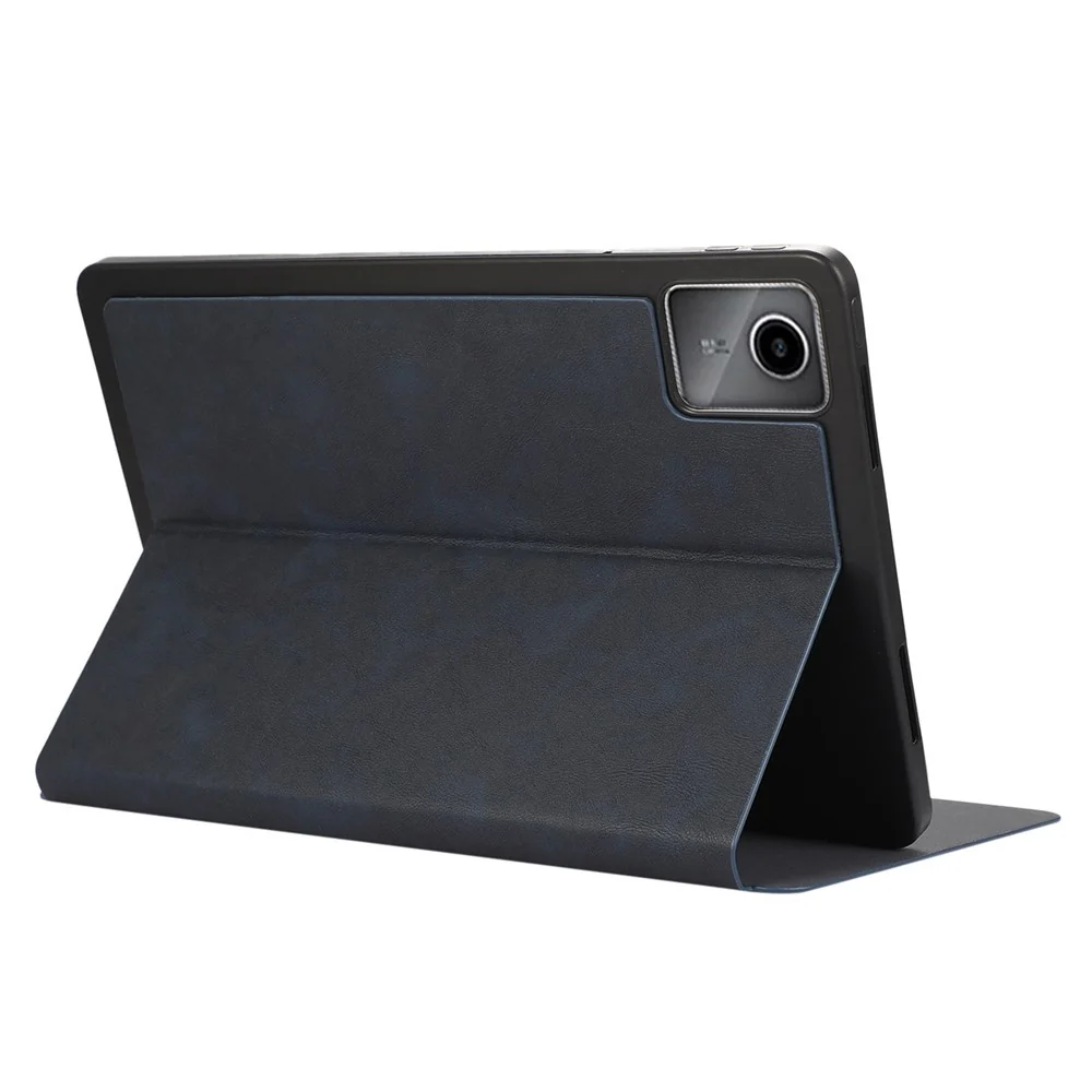 For Lenovo Tab M11 / Xiaoxin Pad 11 2024 Tablet Case Auto Sleep / Wake Folio Stand Cover - Blue - Image 4