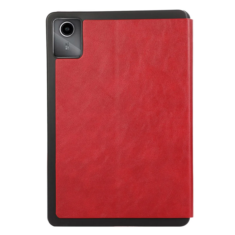 For Lenovo Tab M11 / Xiaoxin Pad 11 2024 Tablet Case Auto Sleep / Wake Folio Stand Cover - Red - Image 7
