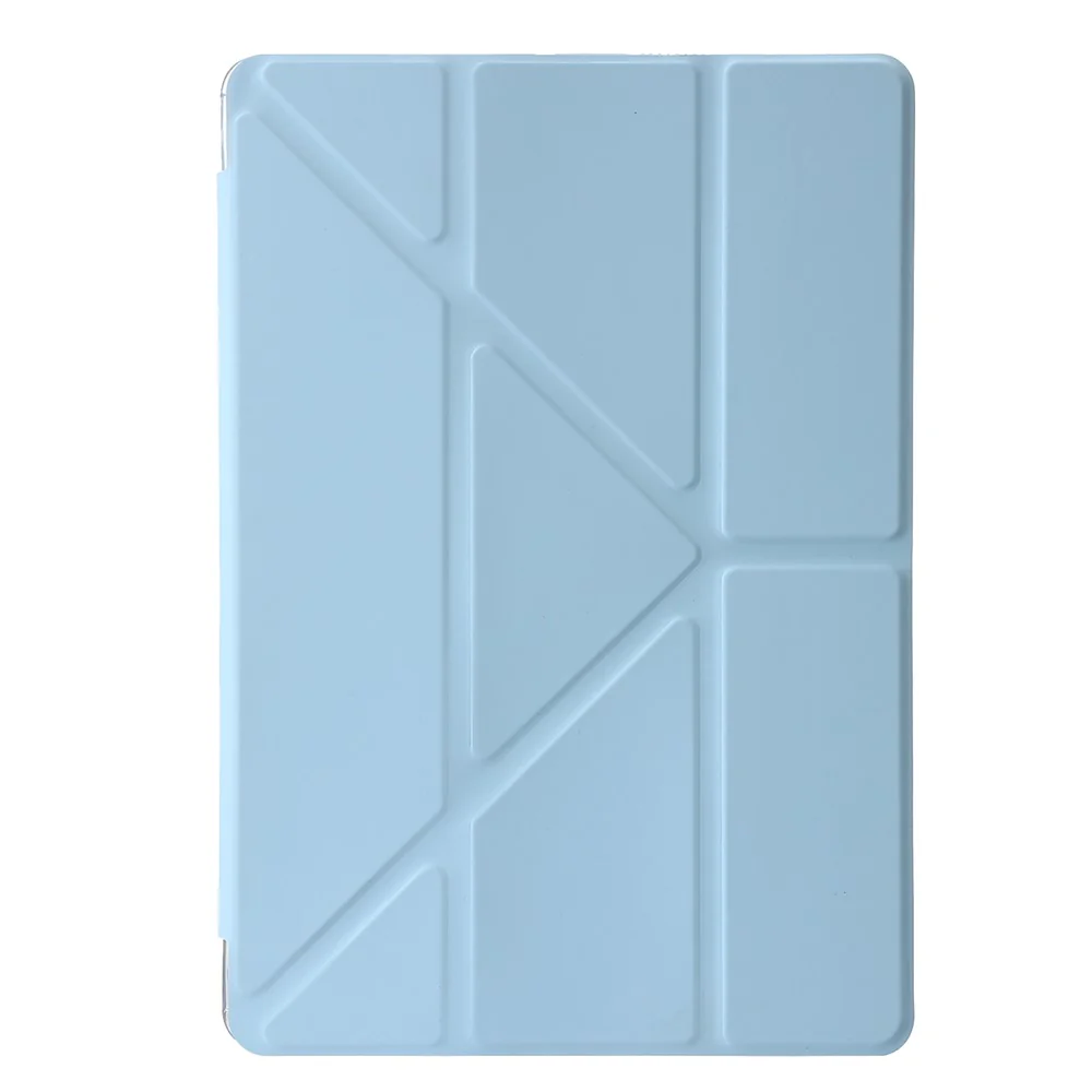For Lenovo Tab M11 / Xiaoxin Pad 11 2024 Tablet Case Origami Stand TPU+Acrylic+PU Flip Cover - Baby Blue - Image 5
