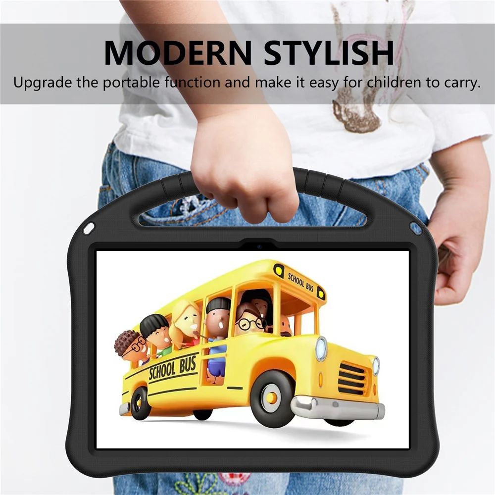 For Lenovo Tab M11 / Xiaoxin Pad 11 2024 Tablet Case with Handle Drop Proof EVA Cover - Black - Image 6