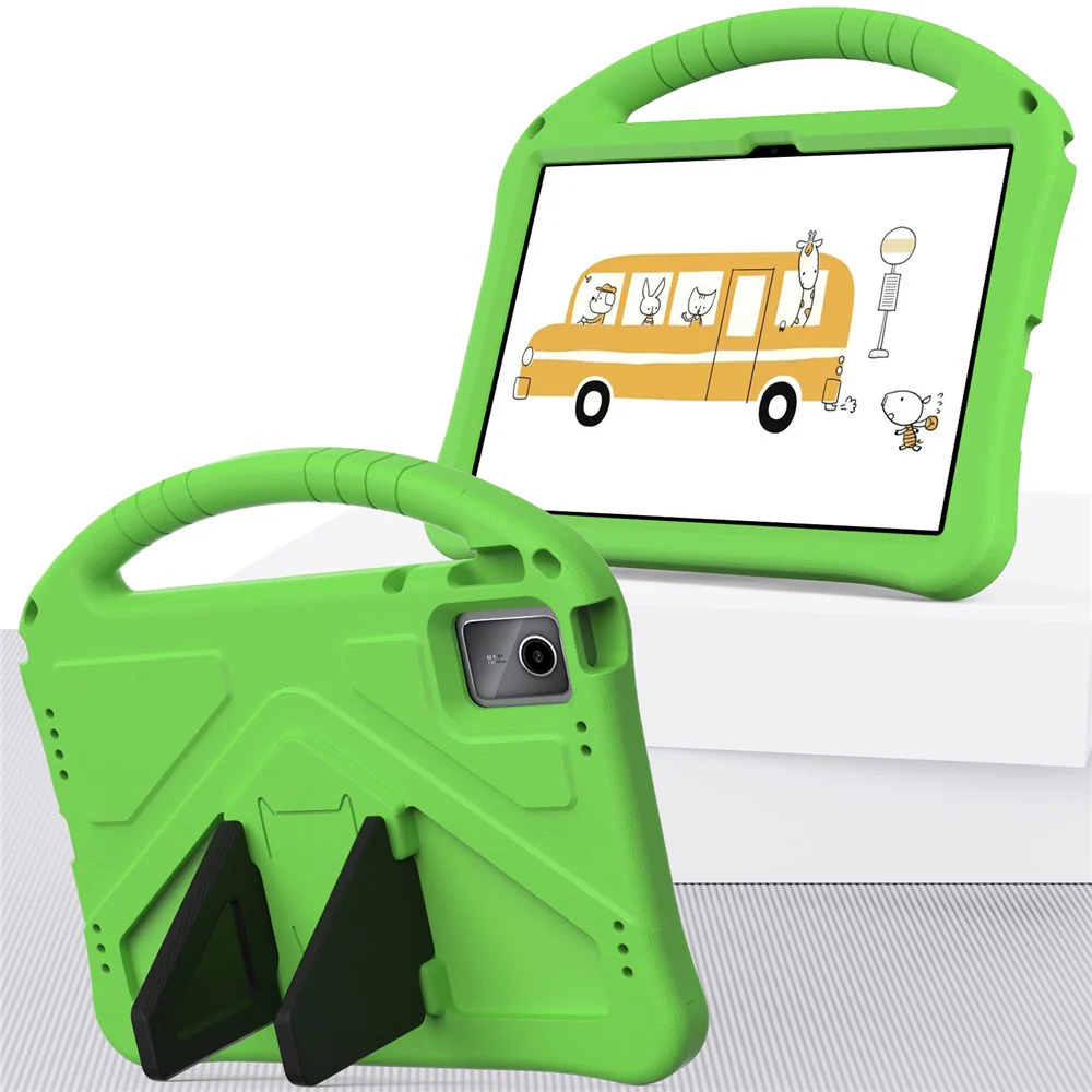 For Lenovo Tab M11 / Xiaoxin Pad 11 2024 Tablet Case with Handle Drop Proof EVA Cover - Green - Image 7