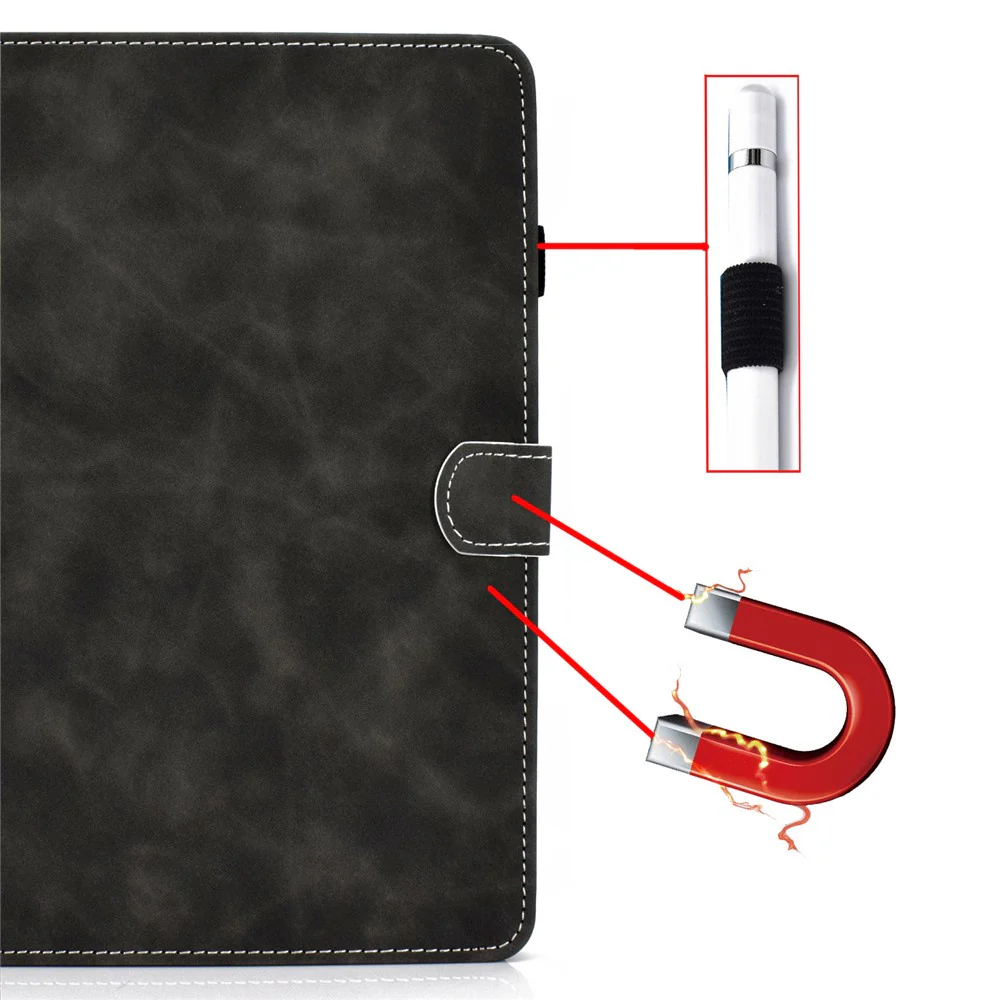 For Lenovo Tab M11 / Xiaoxin Pad 11 2024 Tablet Cover Shockproof Leather Card Holder Stand Case - Black - Image 7