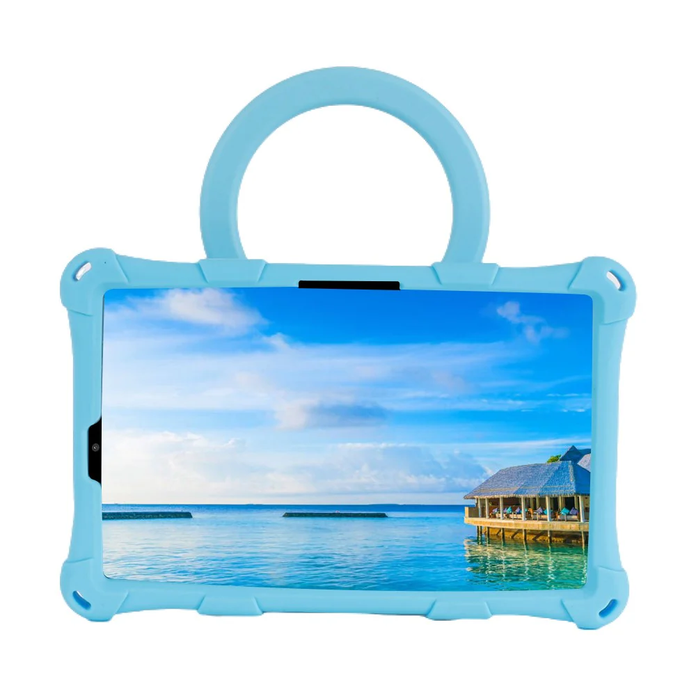 For Lenovo Tab M8 (4th Gen) 2024 TB-301XU / M8 (4th Gen) 2023 TB-300FU PC + Silicone Tablet Case Kickstand Cover - Blue - Image 5