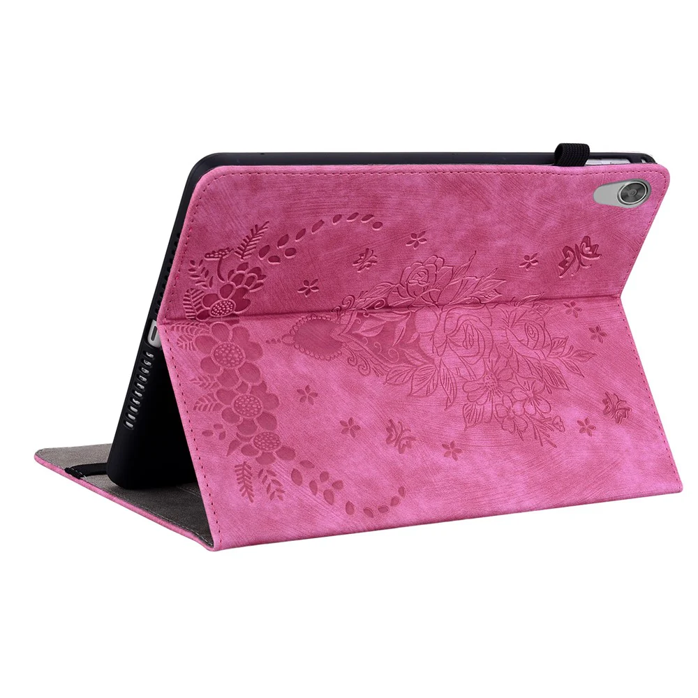 For Lenovo Tab M8 (HD) TB-8505F 8505X 8.0" Imprinted PU Leather Case Stand Tablet Cover - Rose - Image 4