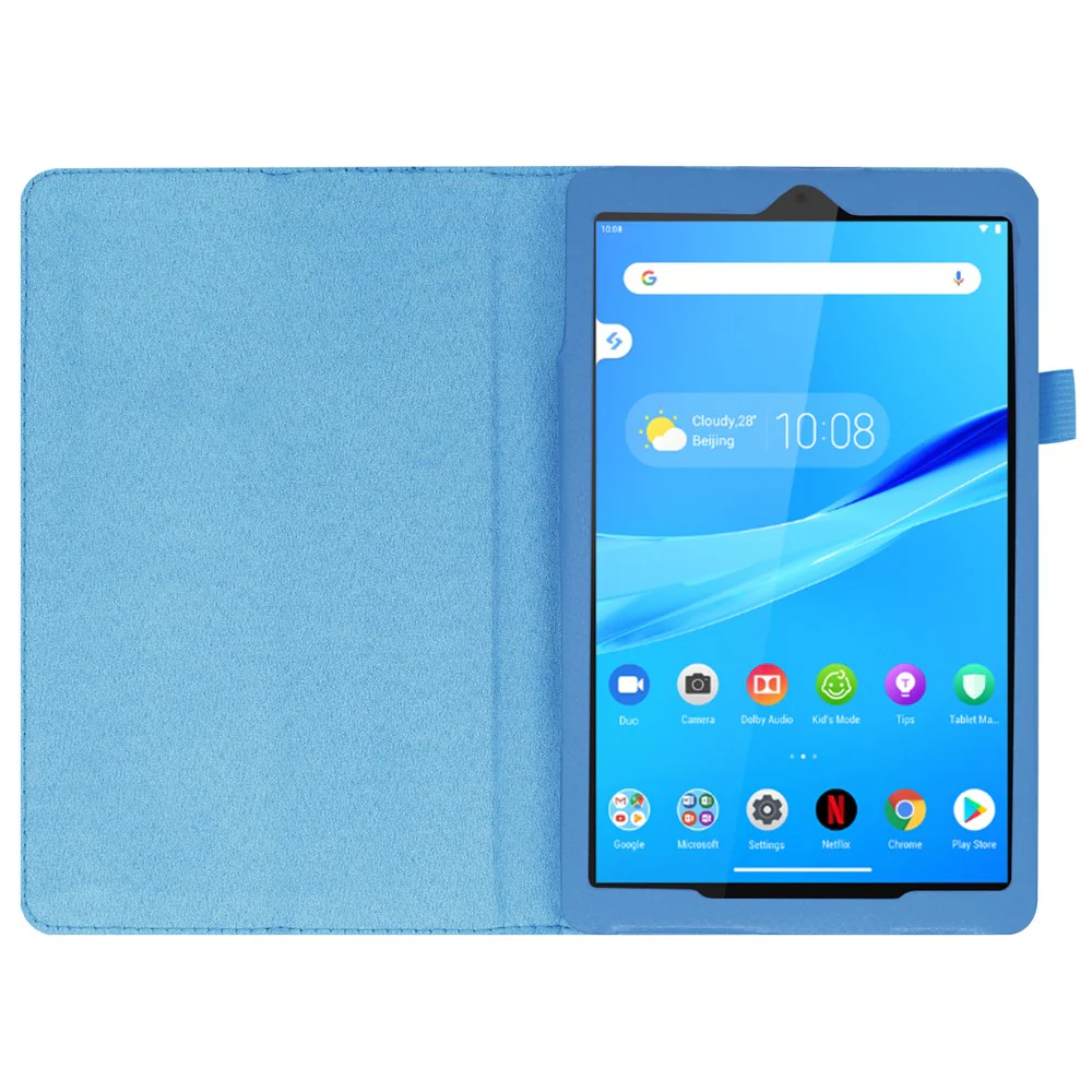 For Lenovo Tab M8/Tab M8 (2nd Gen) Litchi Texture Leather Case Tablet Cover - Baby Blue - Image 5