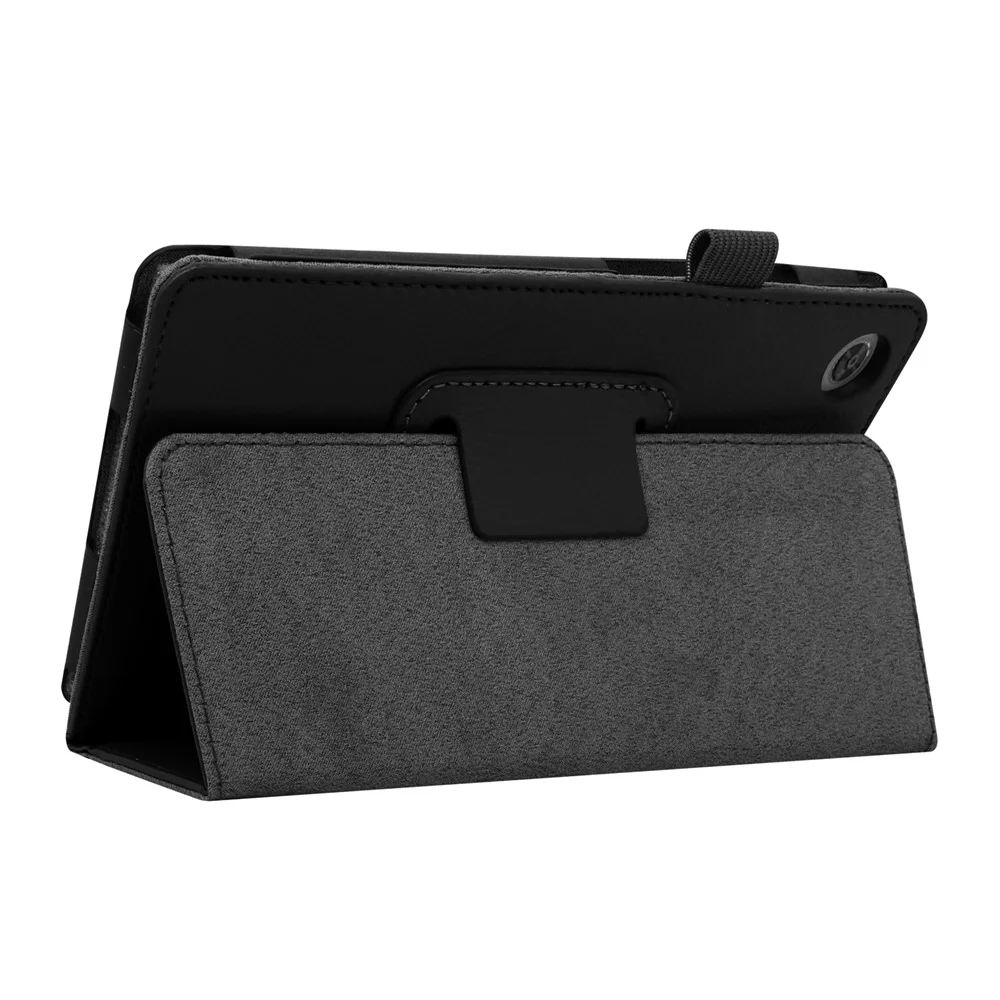 For Lenovo Tab M8/Tab M8 (2nd Gen) Litchi Texture Leather Case Tablet Cover - Black - Image 4