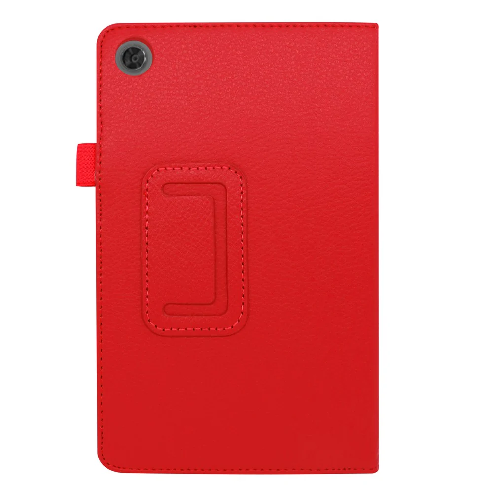 For Lenovo Tab M8/Tab M8 (2nd Gen) Litchi Texture Leather Case Tablet Cover - Red - Image 6