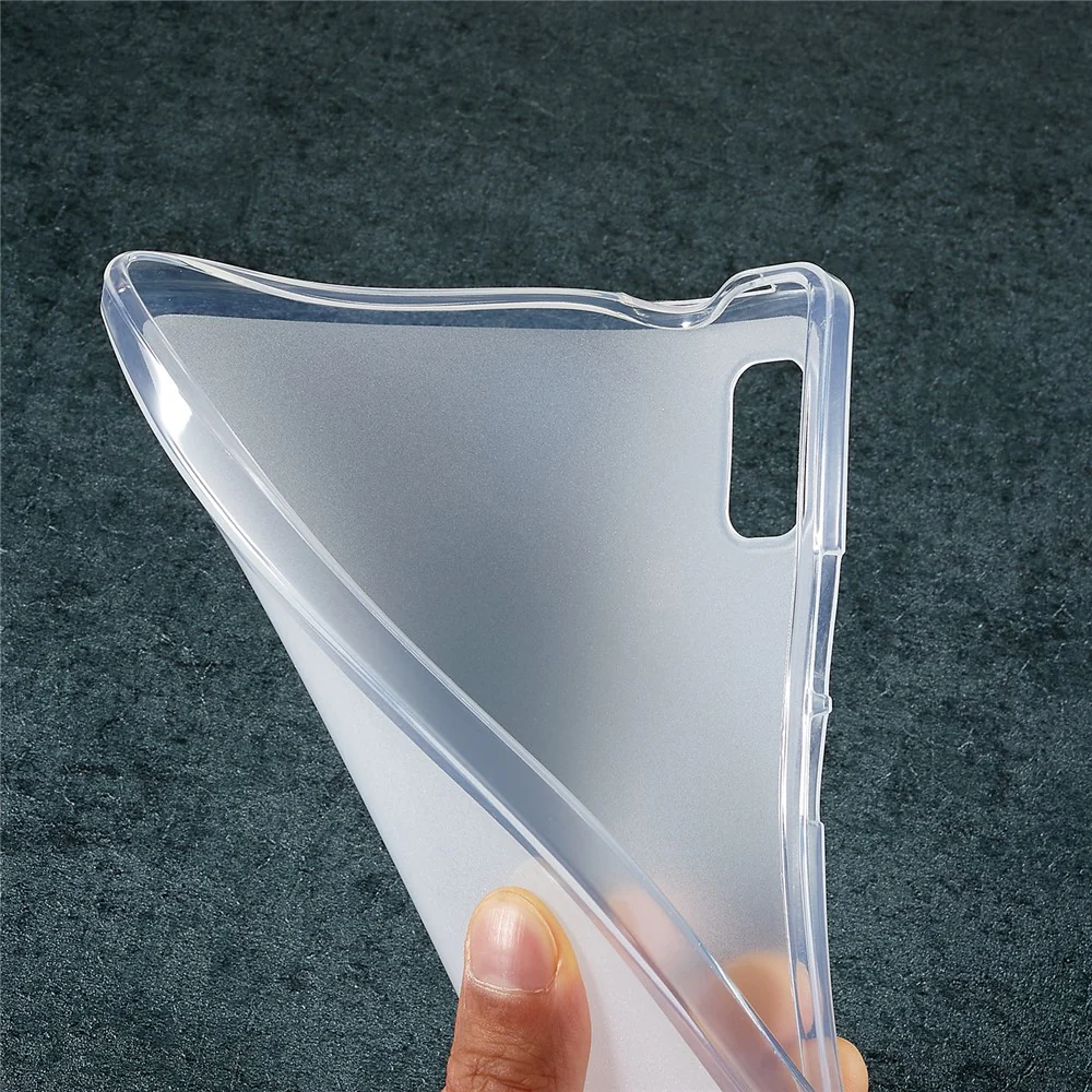 For Lenovo Tab M9 Anti-scratch Frosted Tablet Case Soft TPU Back Protective Cover - Transparent - Image 6