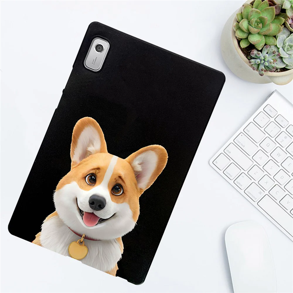 For Lenovo Tab M9 Case Pattern Printing Slim TPU Tablet Protective Cover - Corgi - Image 3