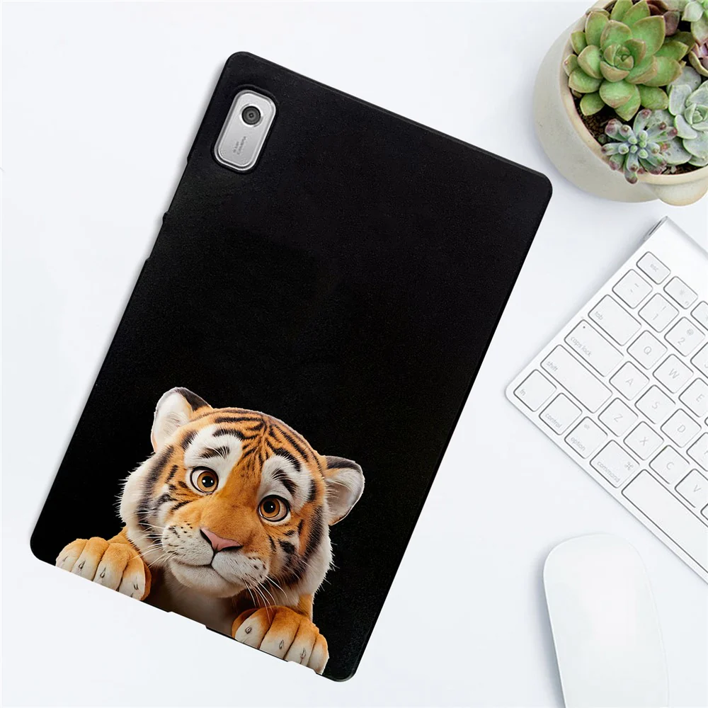 For Lenovo Tab M9 Case Pattern Printing Slim TPU Tablet Protective Cover - Little Tiger - Image 3